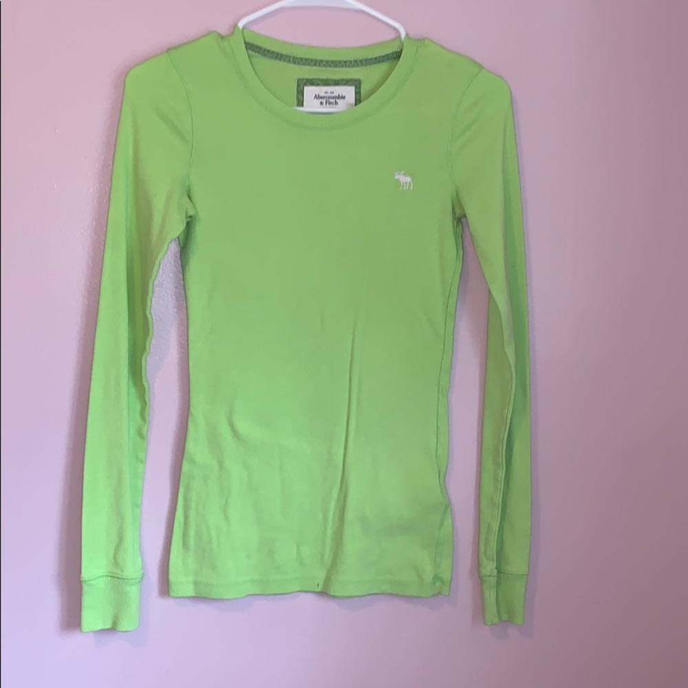 Lime Green Long-Sleeved Tee